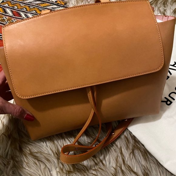 Mansur Gavriel Mini Lady Bag in Camel - Picture 3 of 6